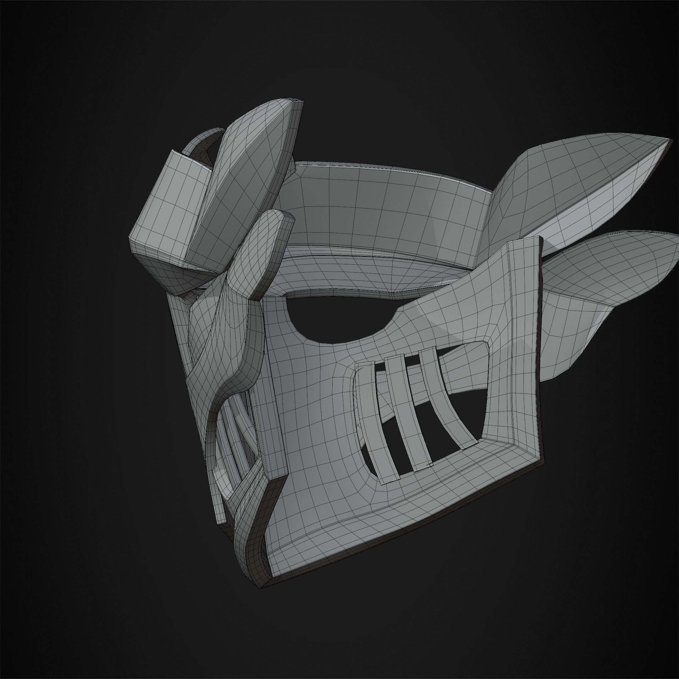 Arcane Ekko Firelight Mask for Cosplay 3D print model_22