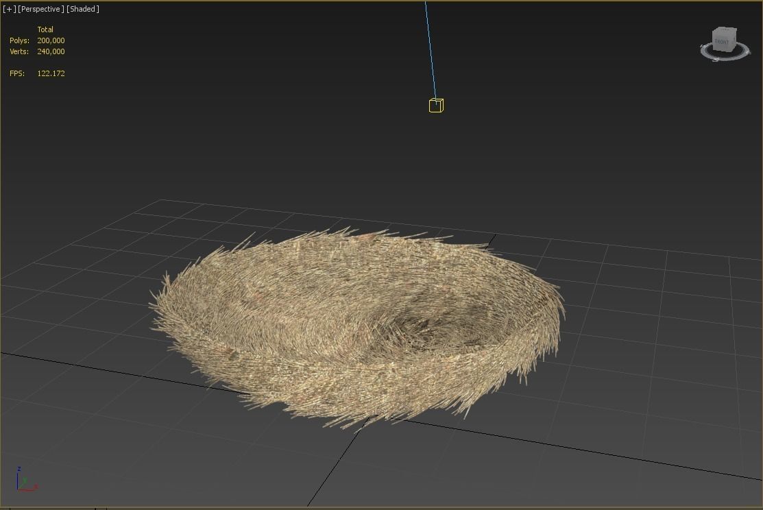 bird nest 3D model_3