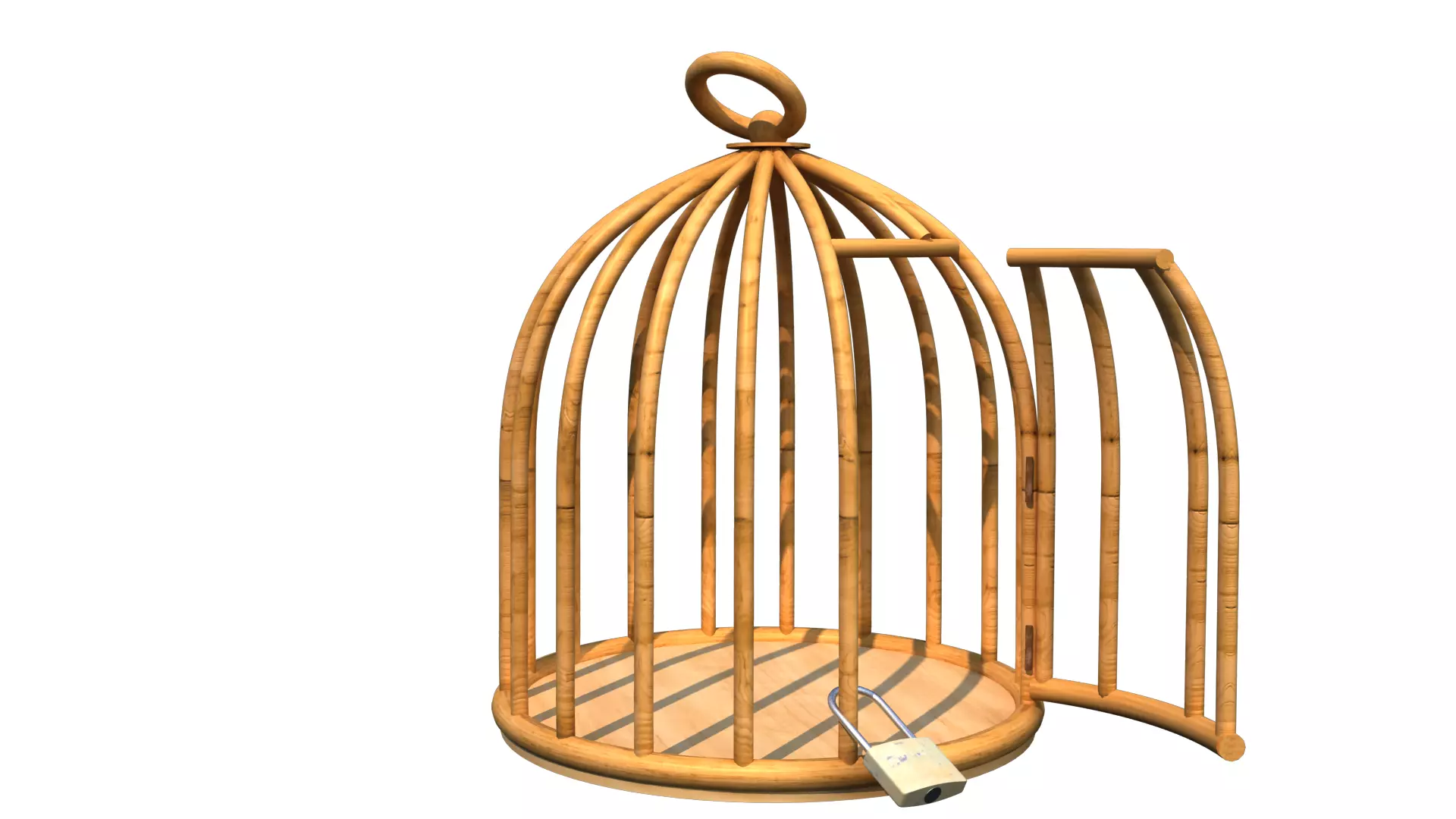 cage for bird 3D model
