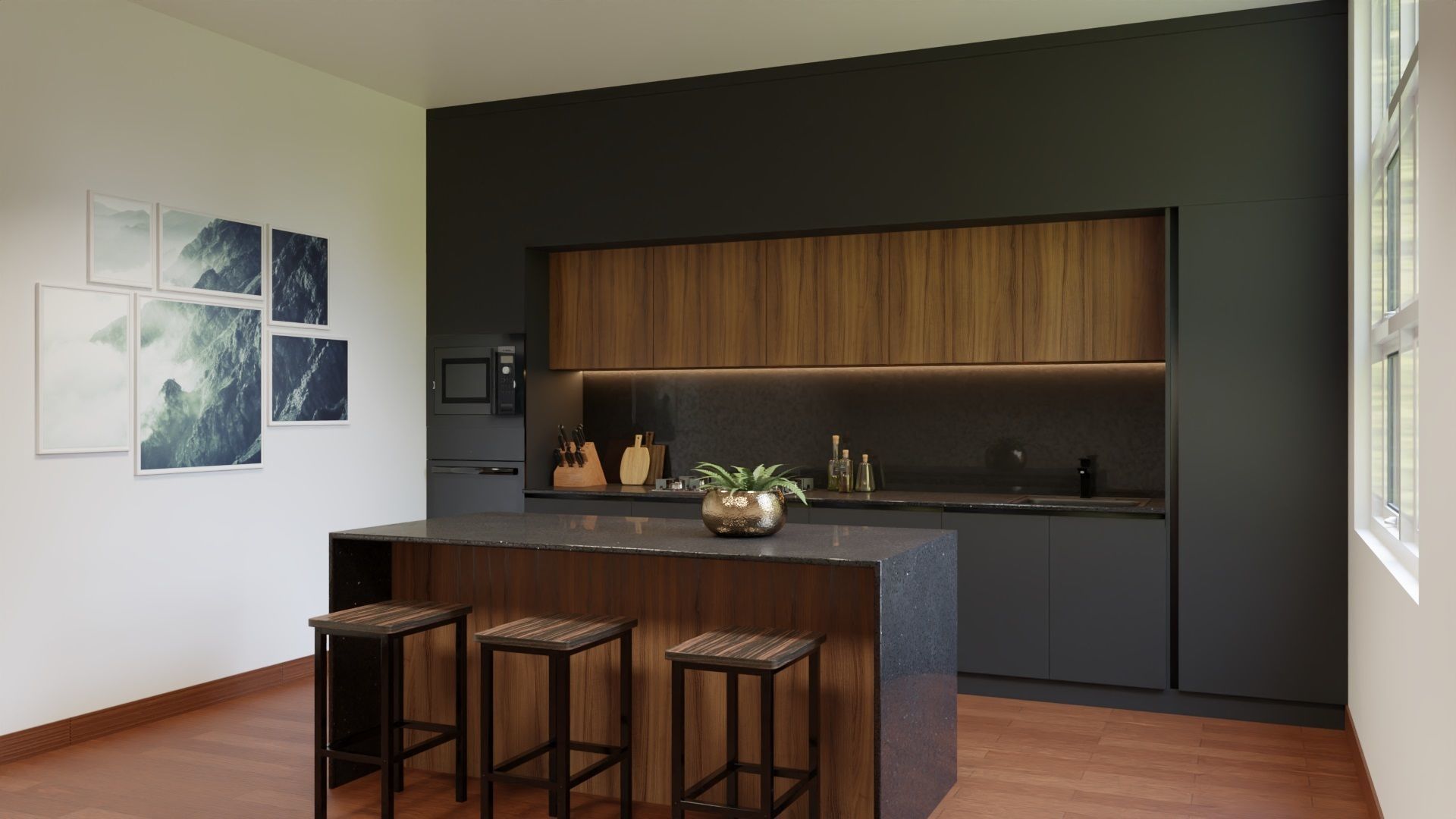 MODERN KITCHEN 3D model_3