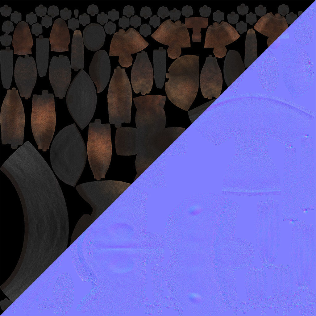 Black Ant Low-poly 3D model_16