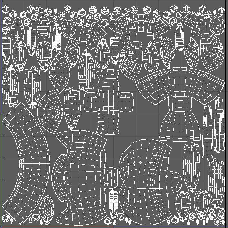 Black Ant Low-poly 3D model_15