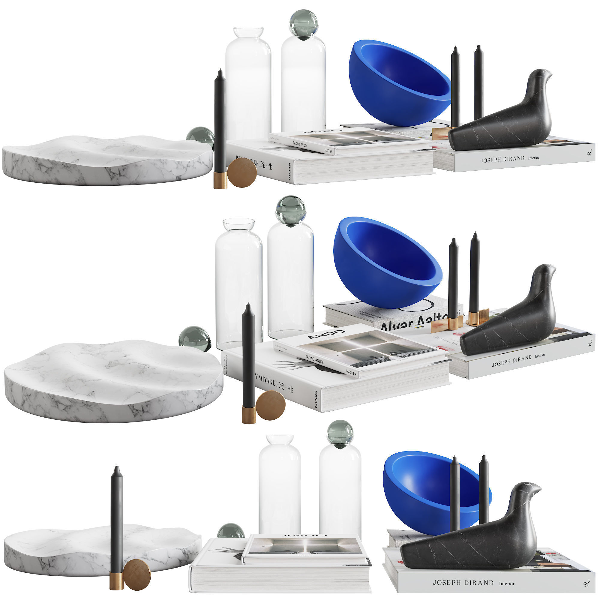 076 Living decor set BLUE PAWSON 00 3D model_5