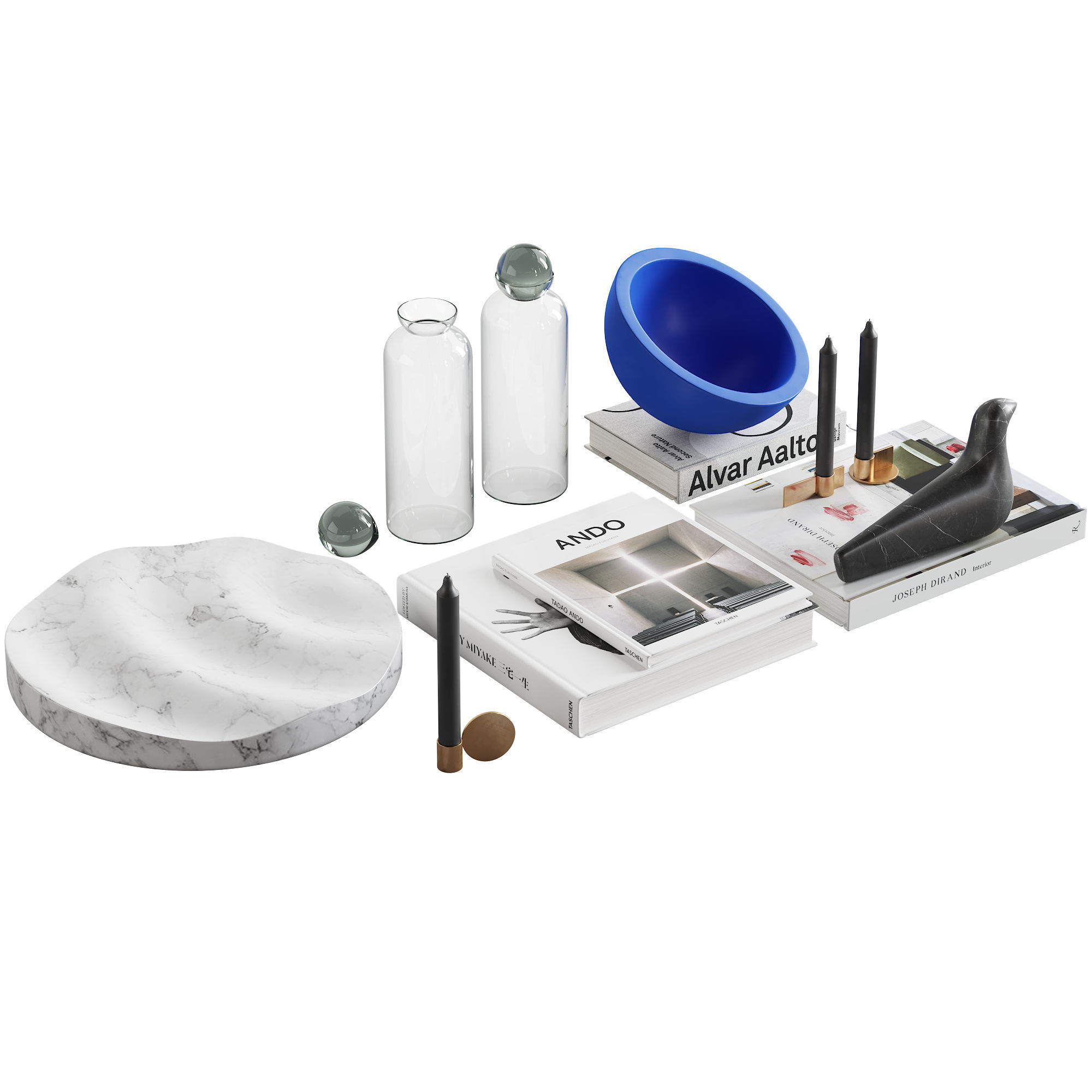 076 Living decor set BLUE PAWSON 00 3D model_13