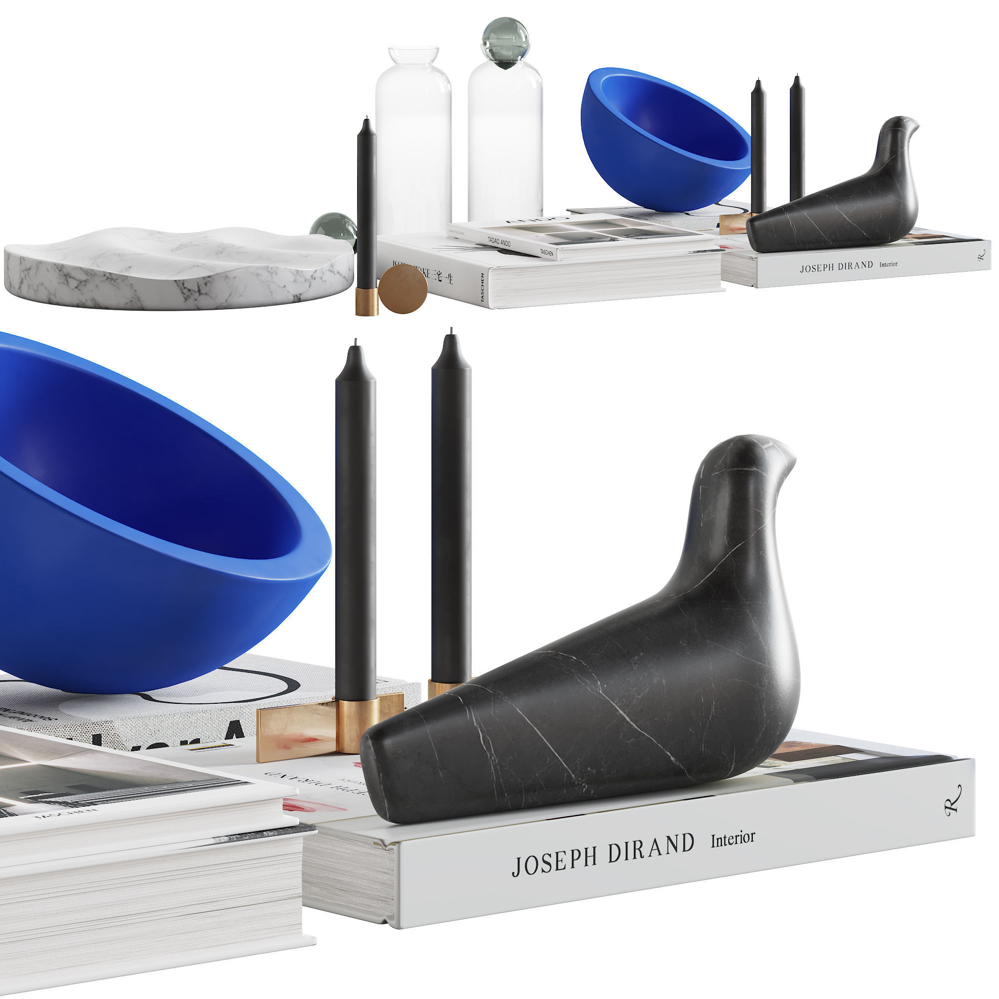 076 Living decor set BLUE PAWSON 00 3D model_7