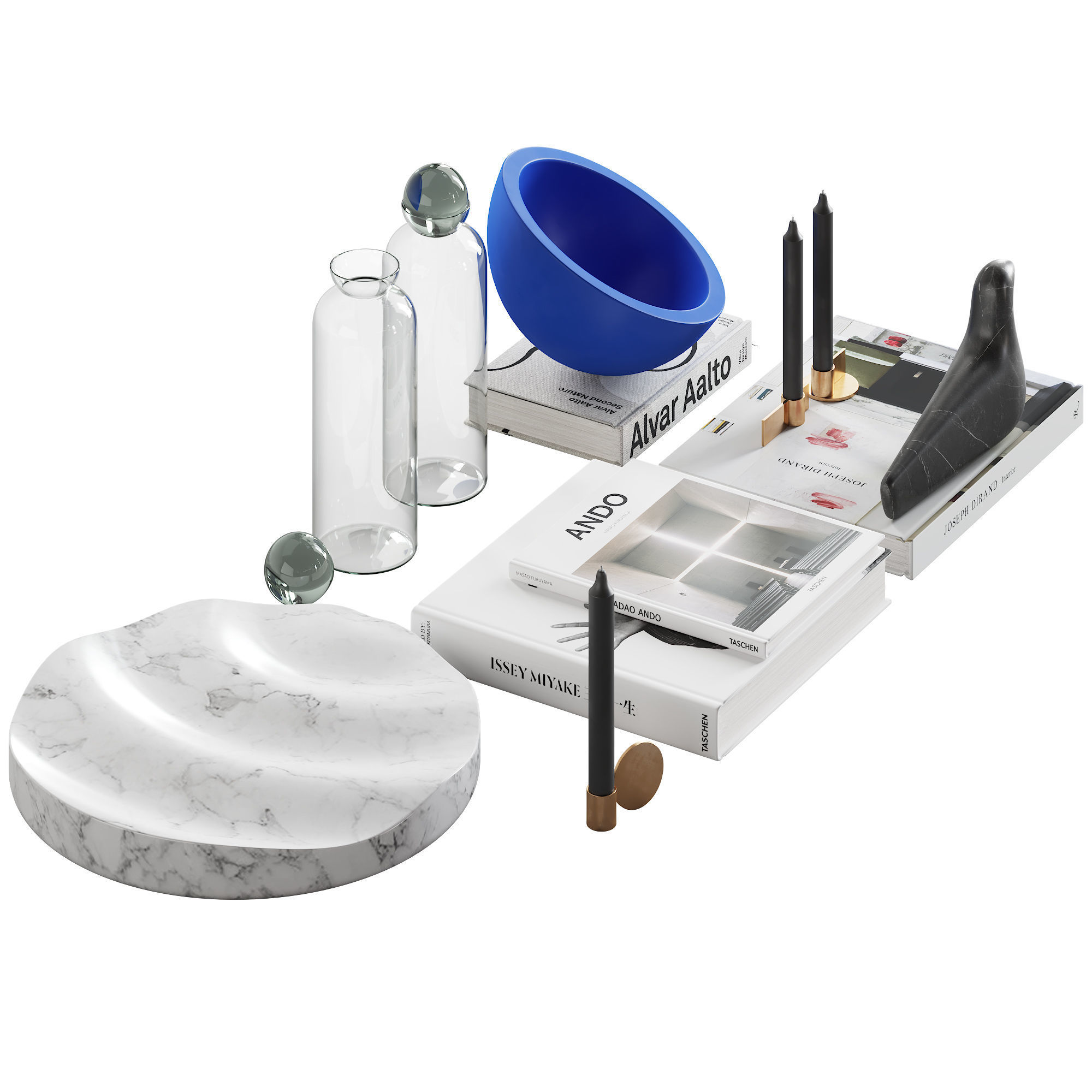 076 Living decor set BLUE PAWSON 00 3D model_11