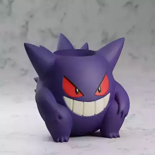 Gengar Pokemon Planter Vase Pencil Holder 3D print model