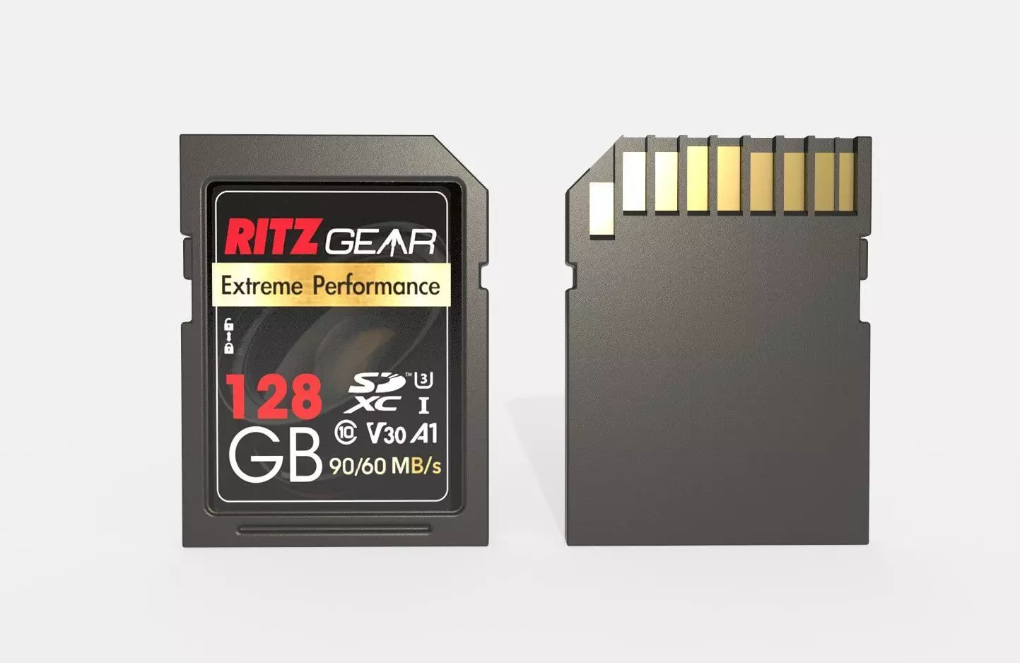 SD Card M002 Low-poly 3D model_0