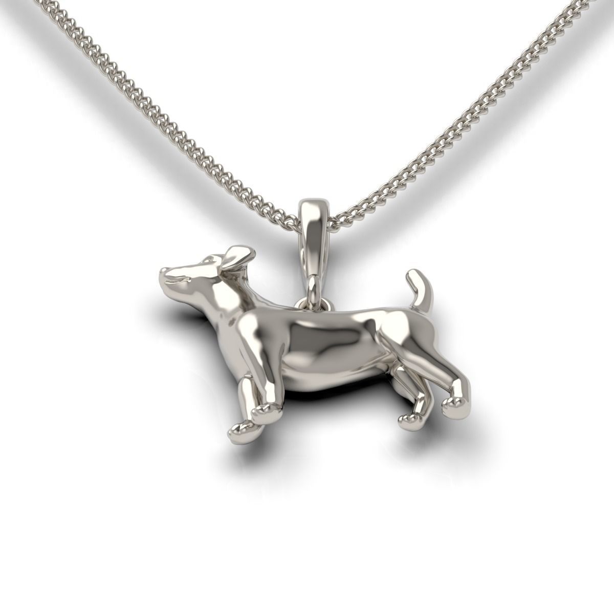 Dog Pendant 3D print model_4