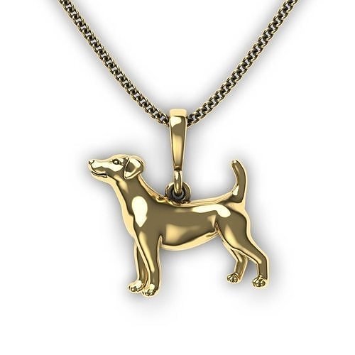 Dog Pendant 3D print model