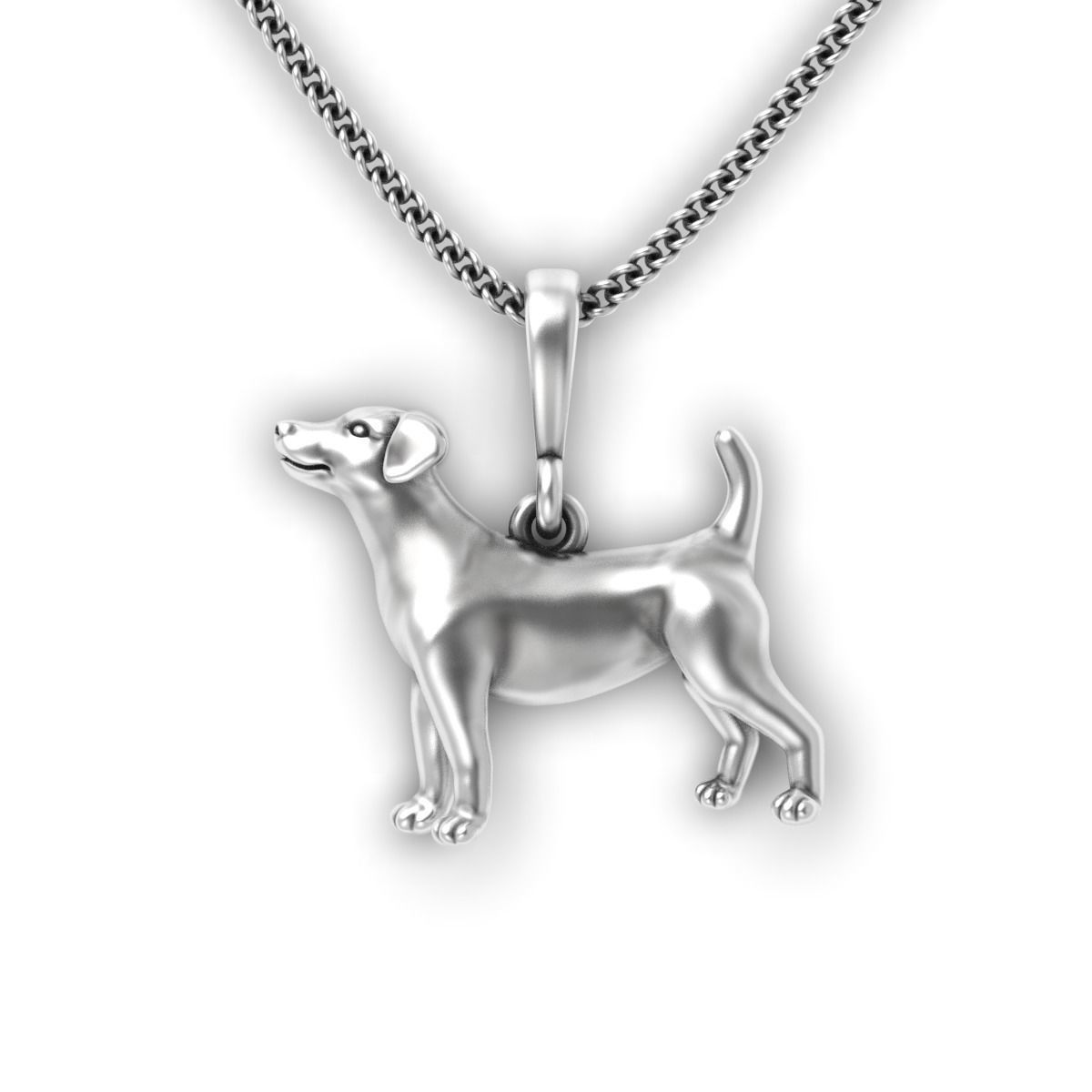Dog Pendant 3D print model_2