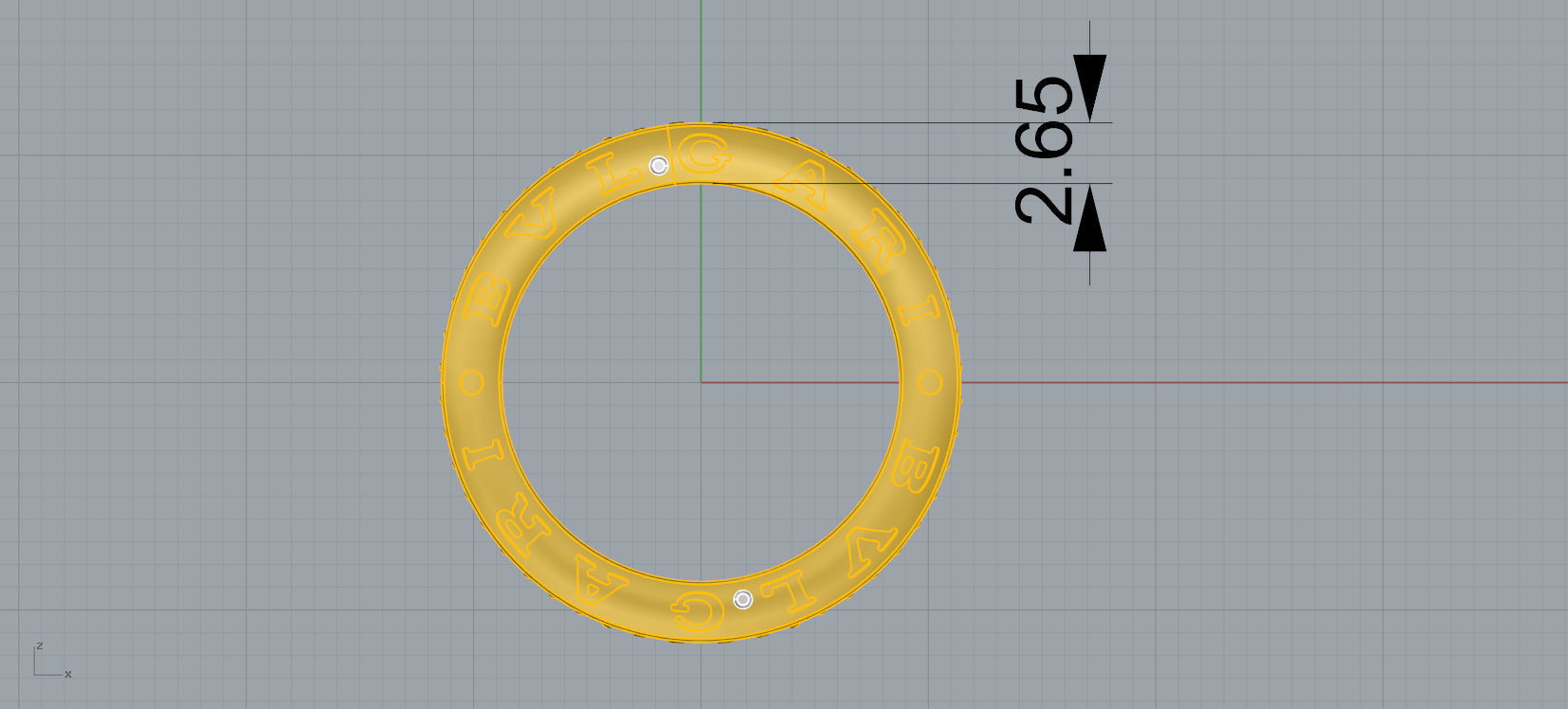 zero ring 3D print model_10