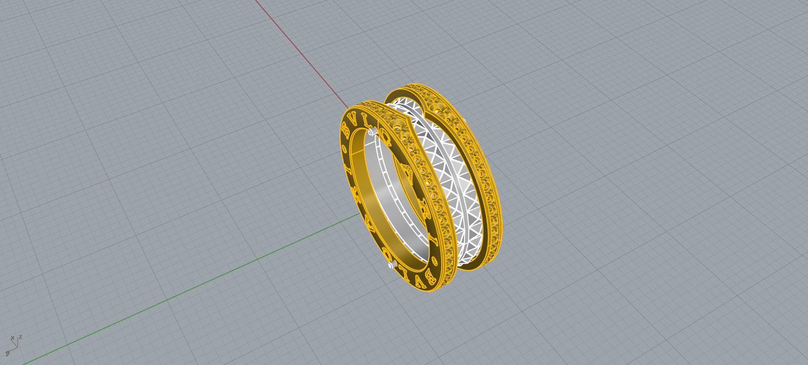 zero ring 3D print model_12
