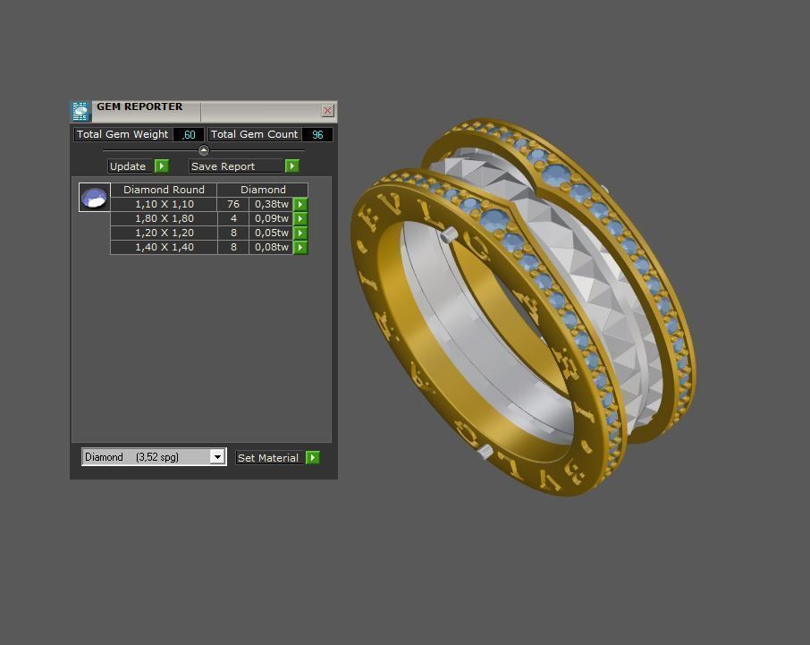 zero ring 3D print model_7
