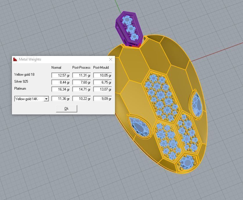 serpenti necklace 3D print model_8