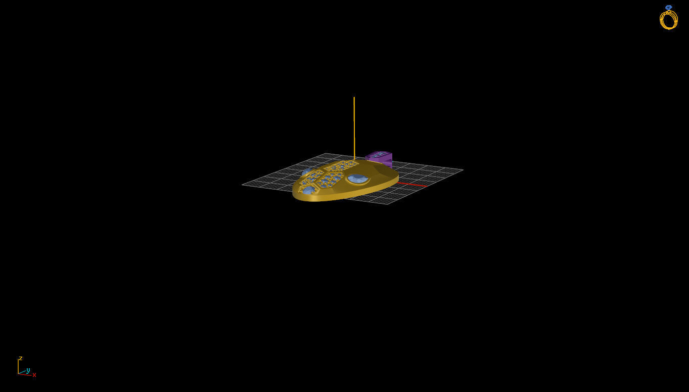 serpenti necklace 3D print model_16