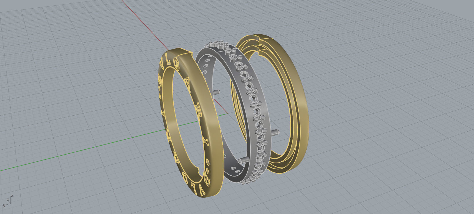 zero ring 3D print model_7