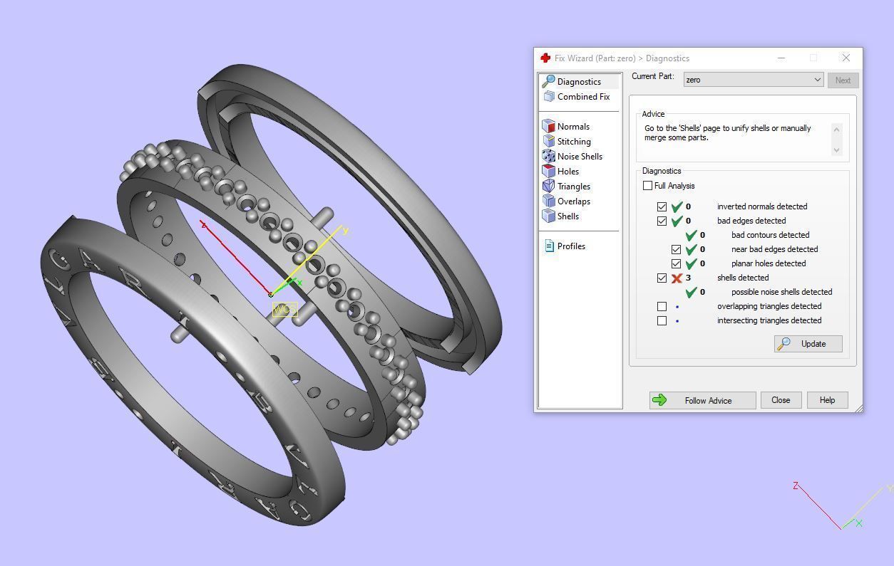 zero ring 3D print model_6