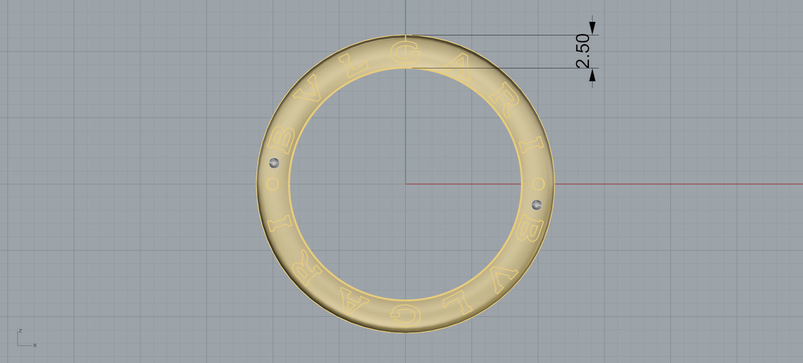 zero ring 3D print model_13