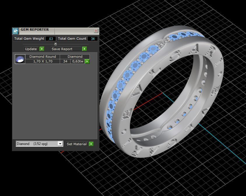 zero ring 3D print model_4