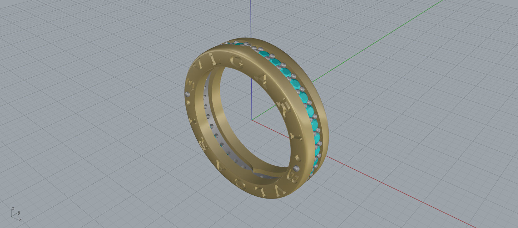 zero ring 3D print model_10