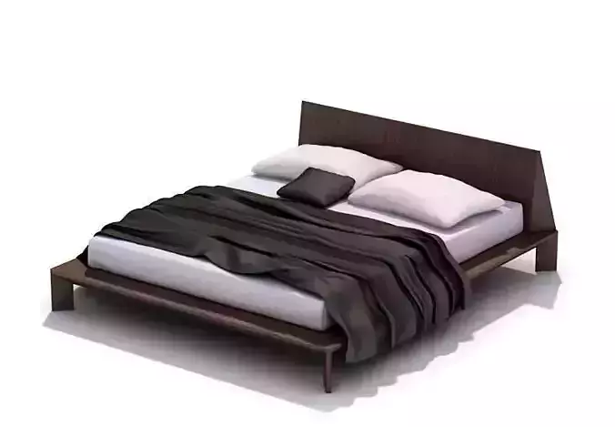 Modern Style Bed With Loose Cover