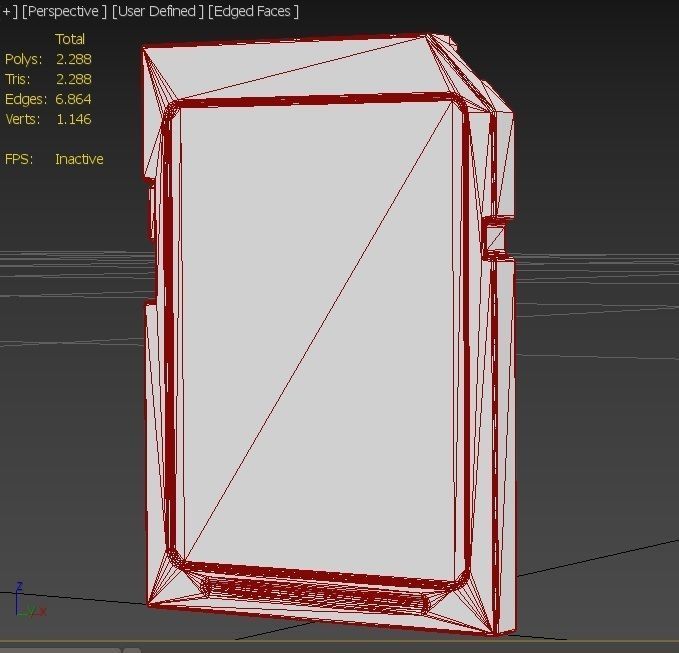 SD Card M005 Low-poly 3D model_3