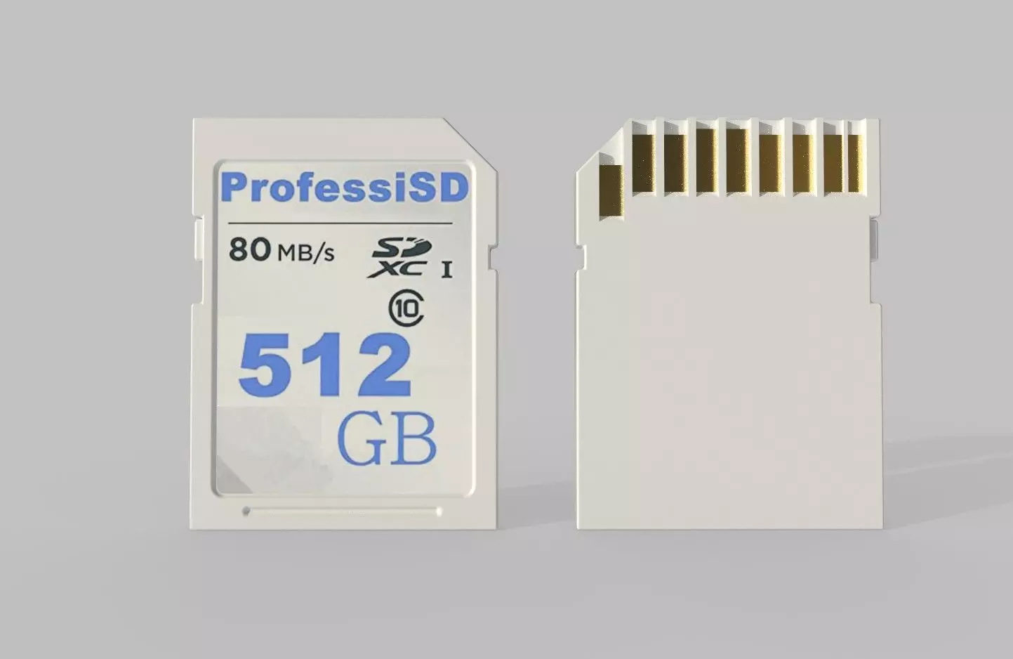 SD Card M005 Low-poly 3D model_0