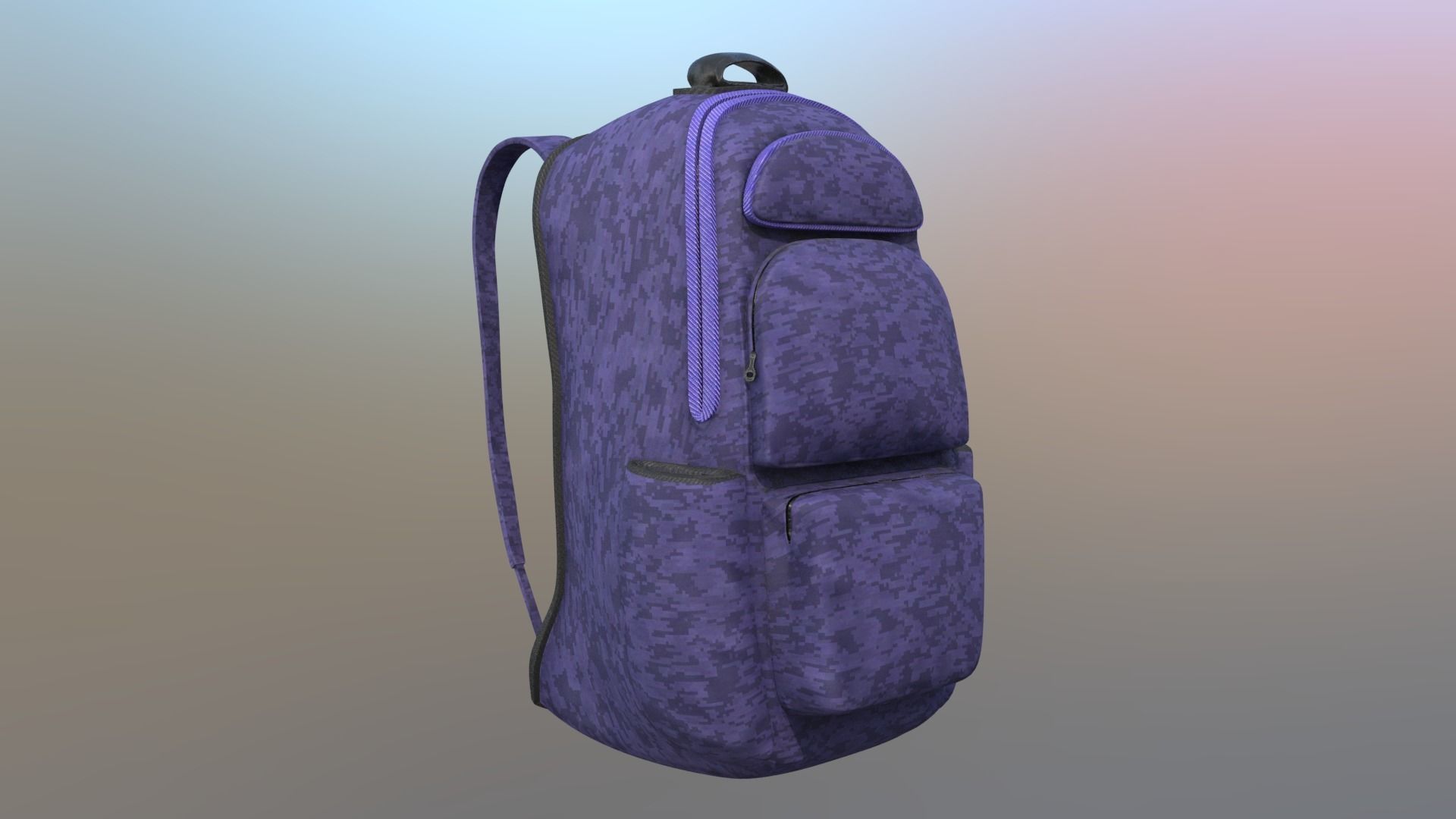 bag 3d model backpack 3D model_1
