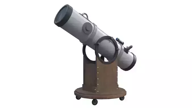 telescope 3d model 3D model