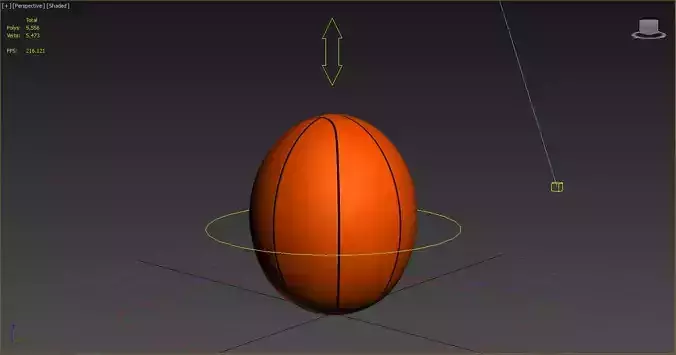 Basketball ball rigged