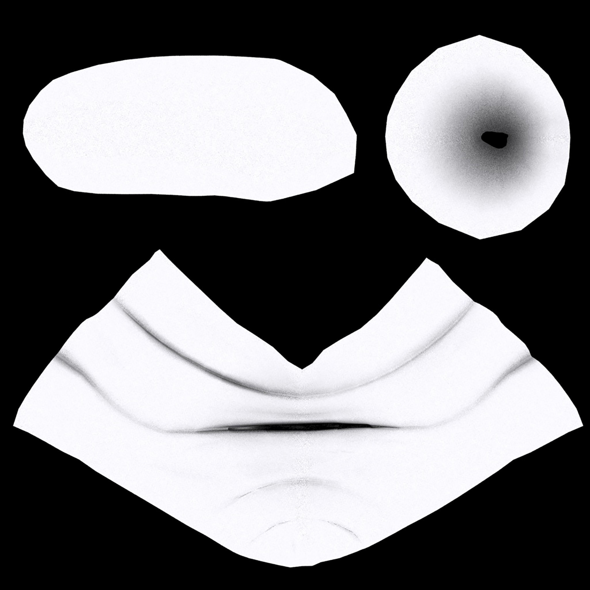 Cosy Boot Slippers Low-poly 3D model_12