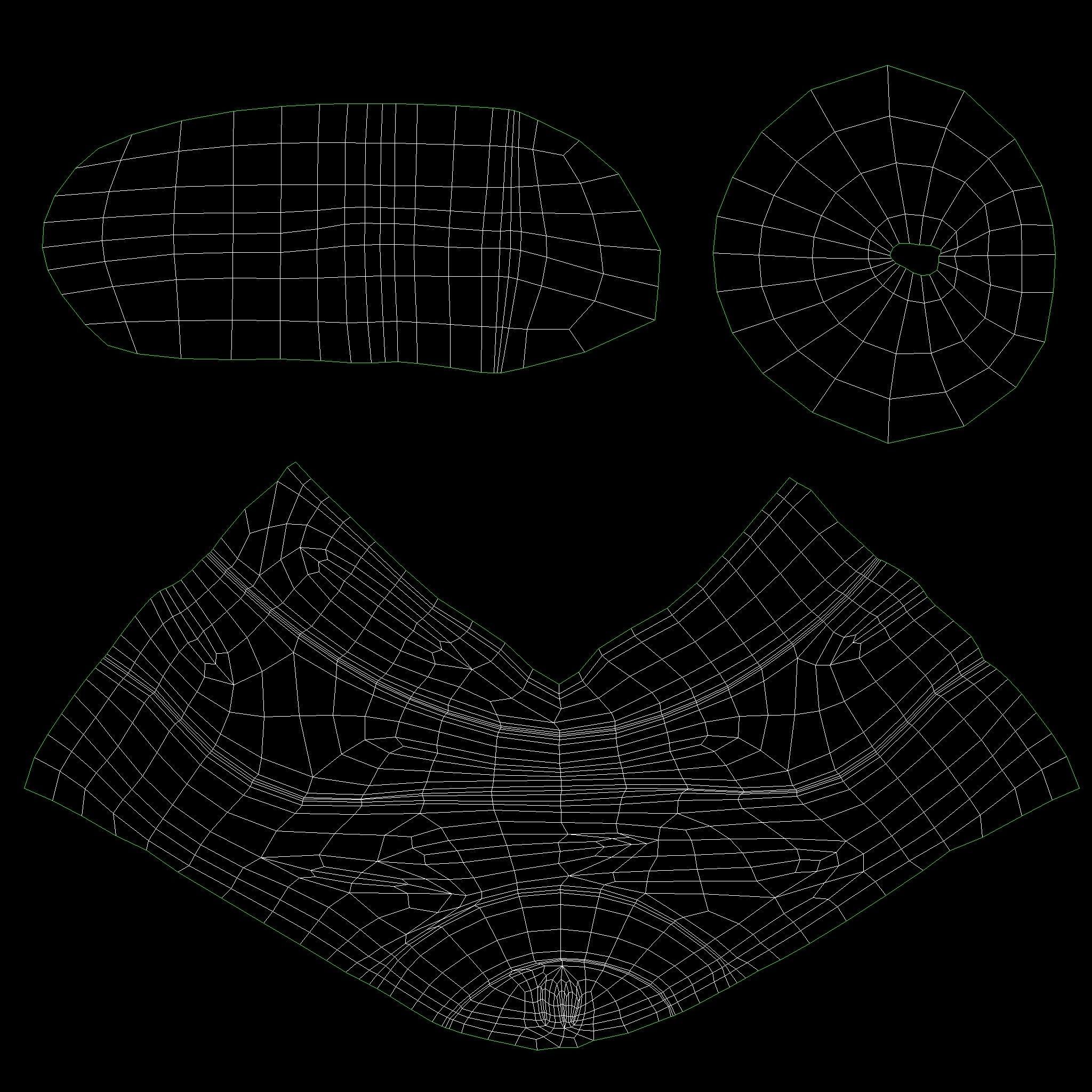 Cosy Boot Slippers Low-poly 3D model_13