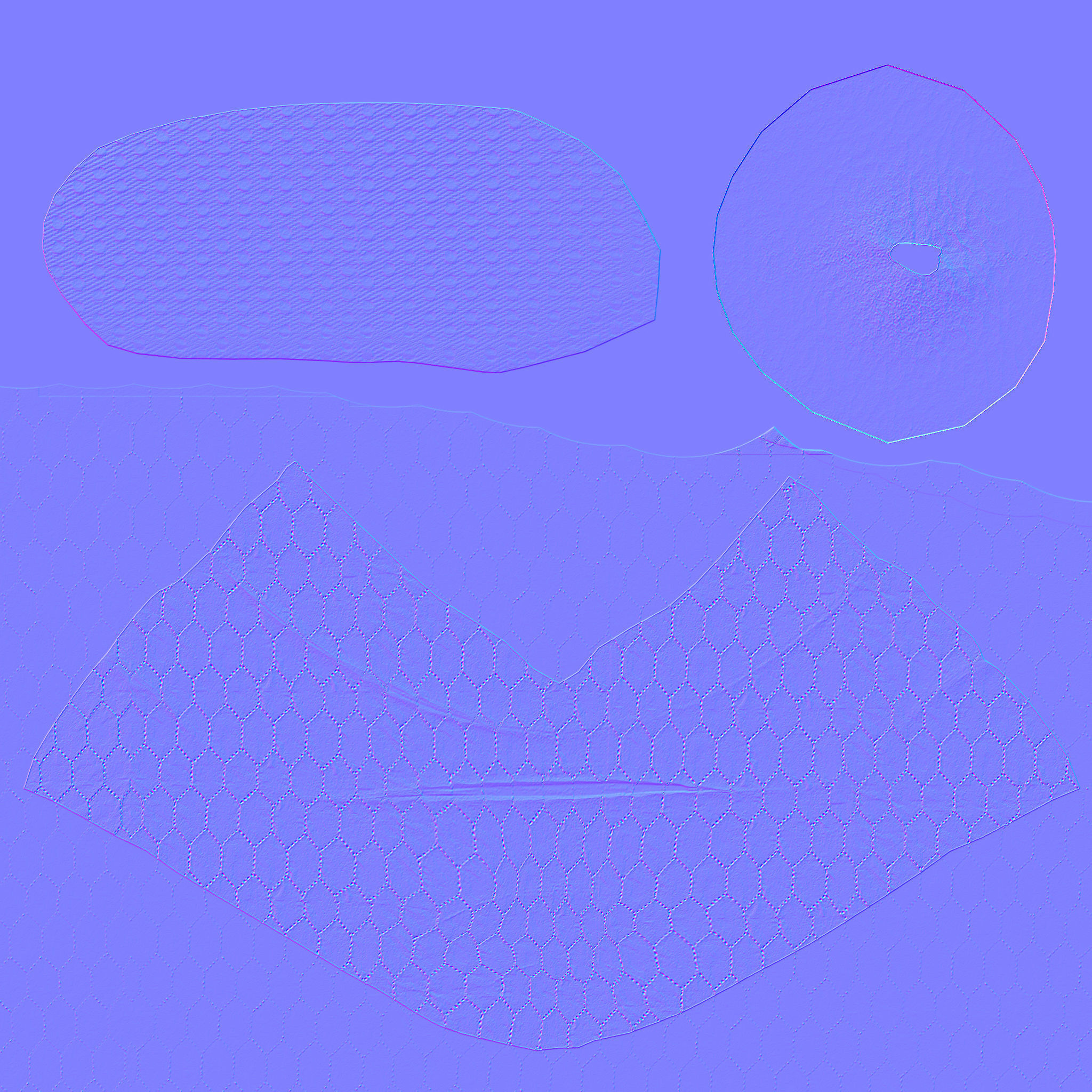 Cosy Boot Slippers Low-poly 3D model_9