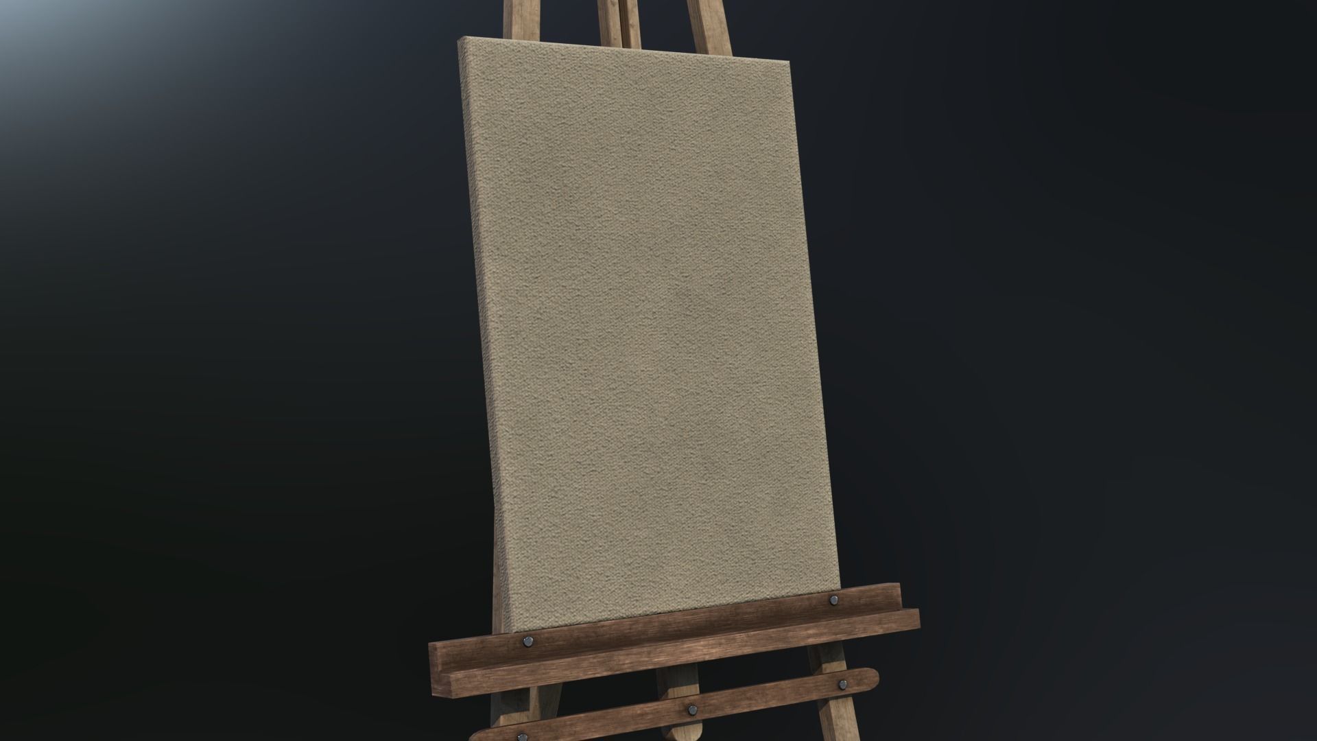 easel 3d model 3D model_1