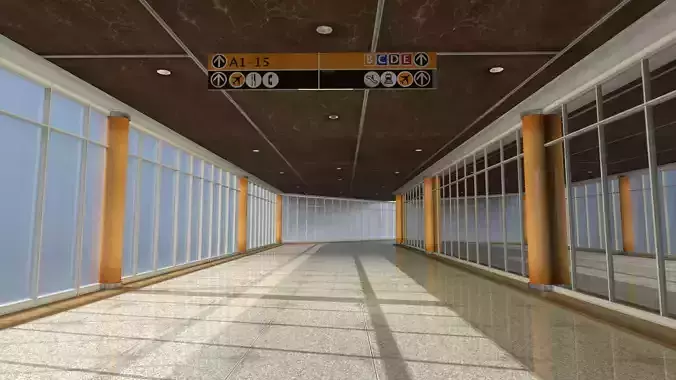 airport exterior model