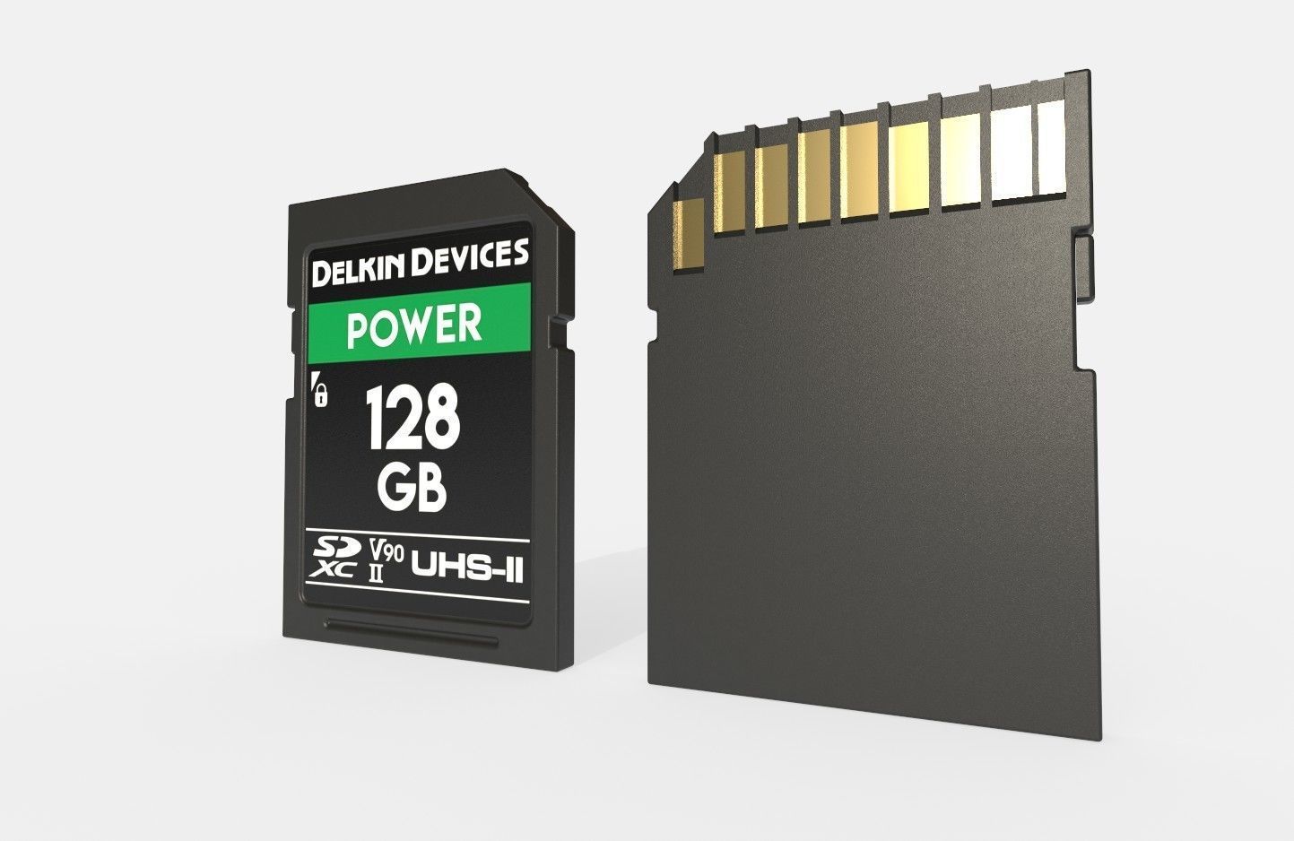 SD Card M008 Low-poly 3D model_2