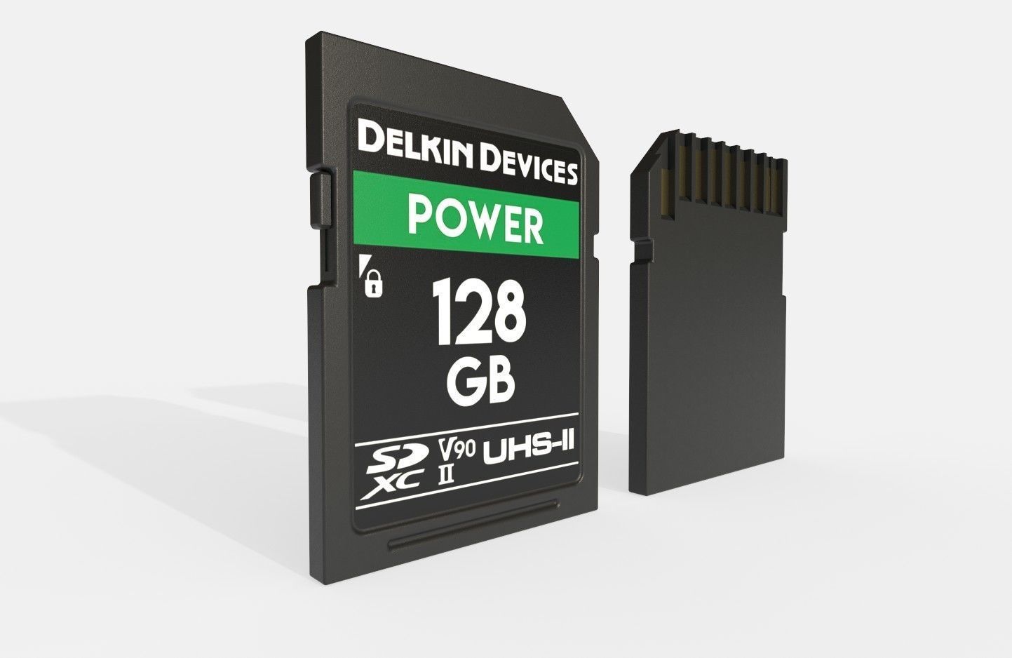 SD Card M008 Low-poly 3D model_1