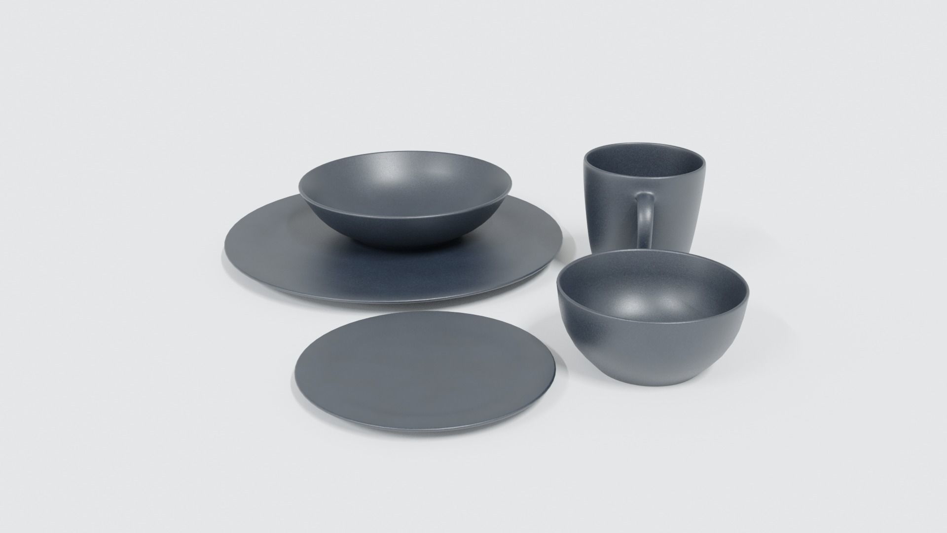 Tableware Set 3D model_5