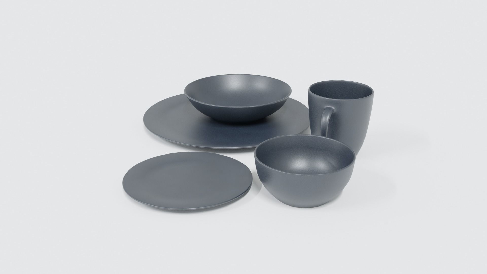 Tableware Set 3D model_6