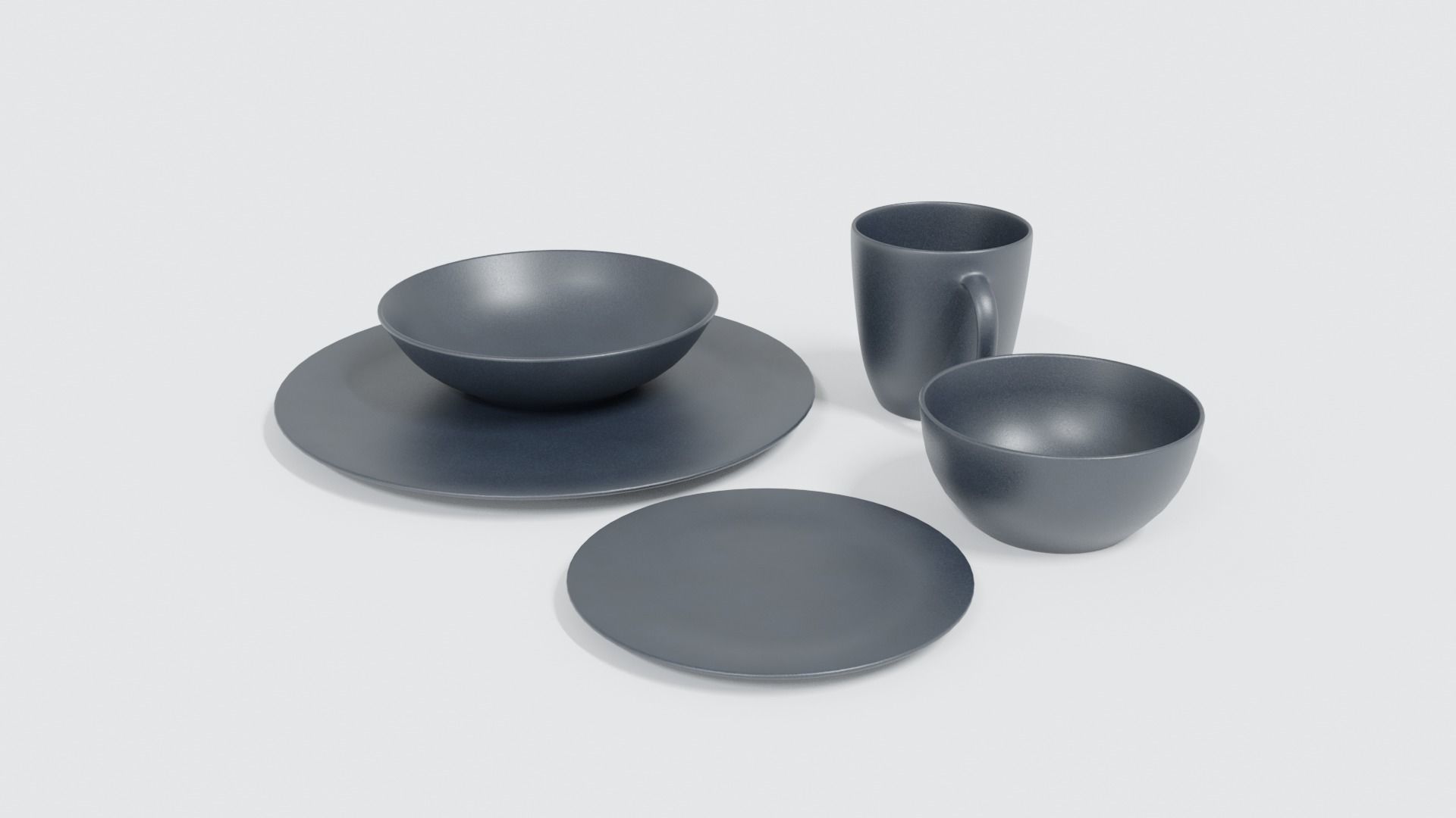 Tableware Set 3D model_4