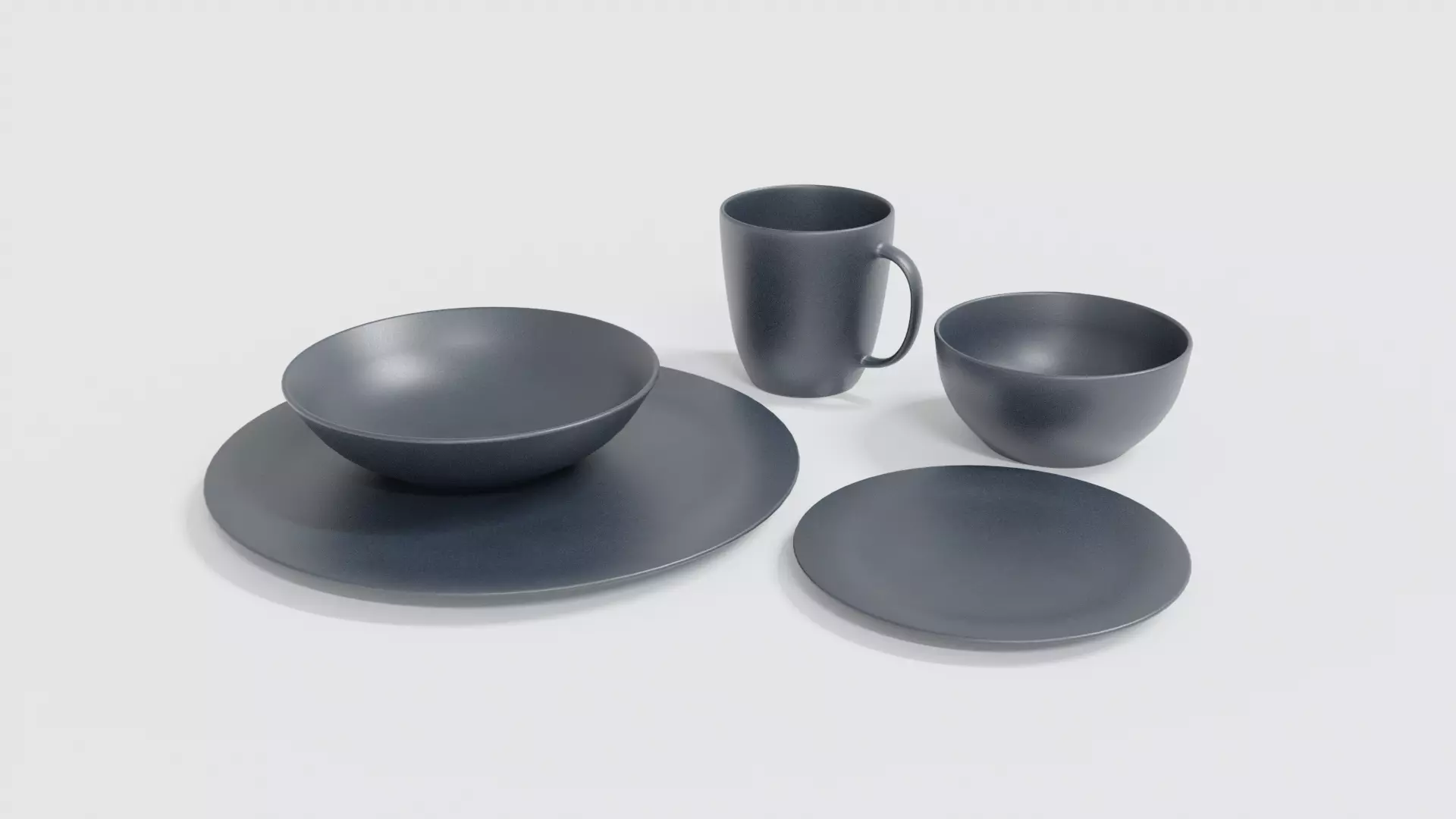 Tableware Set 3D model_0