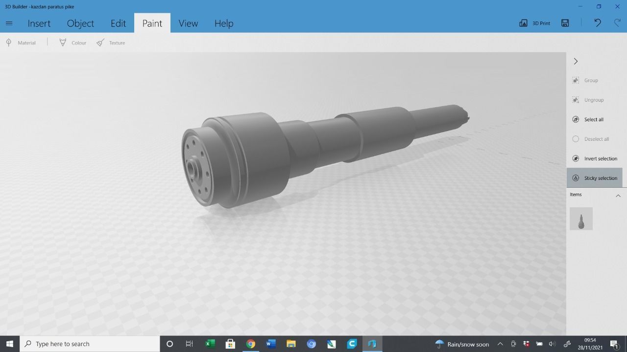 Kazdan Paratus lightsaber and pike  3D print model_4