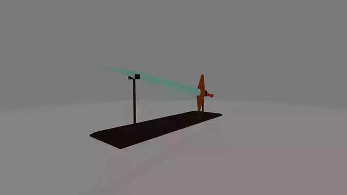 Sword 3D Model wind turbine Low-poly 3D model
