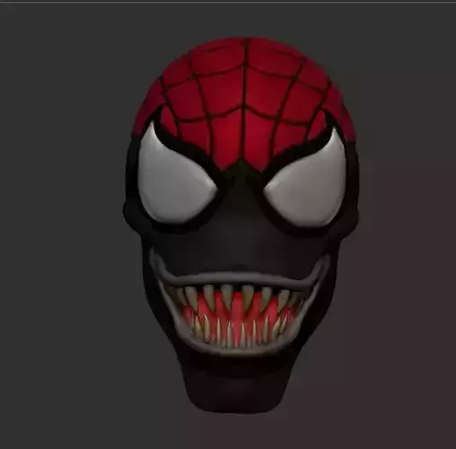 Spider-Carnage Animated headsculpt for ML figure