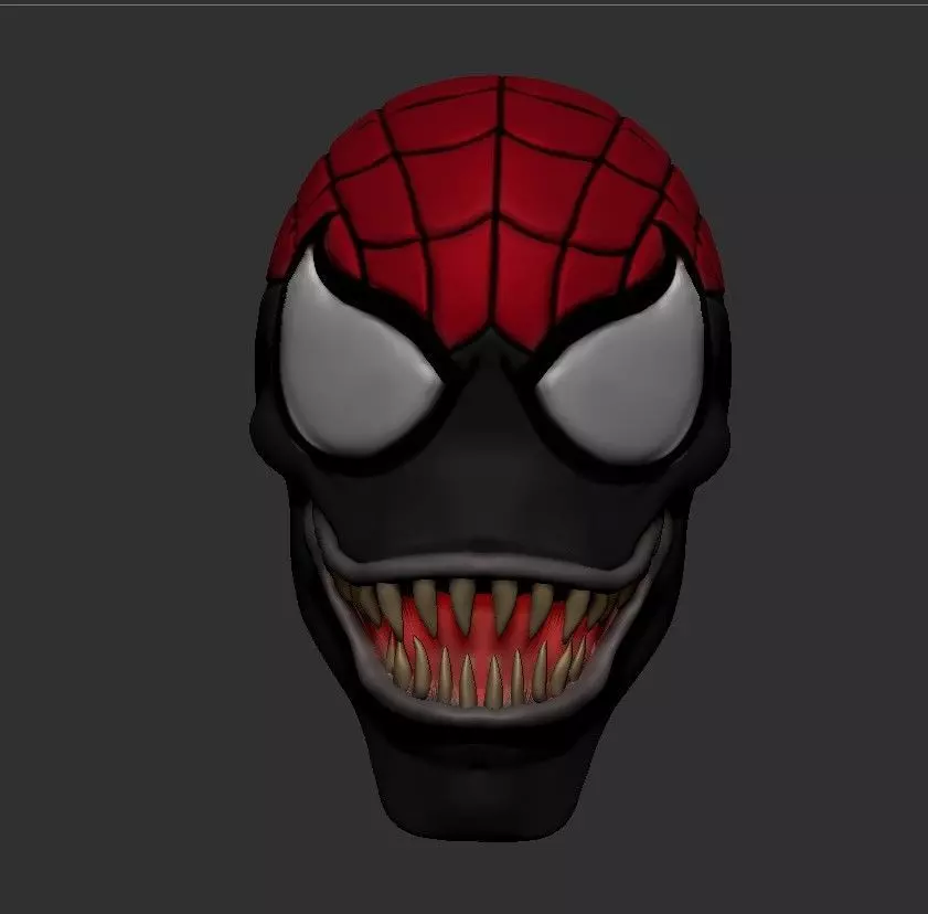 Spider-Carnage Animated headsculpt for ML figure 3D print model_0