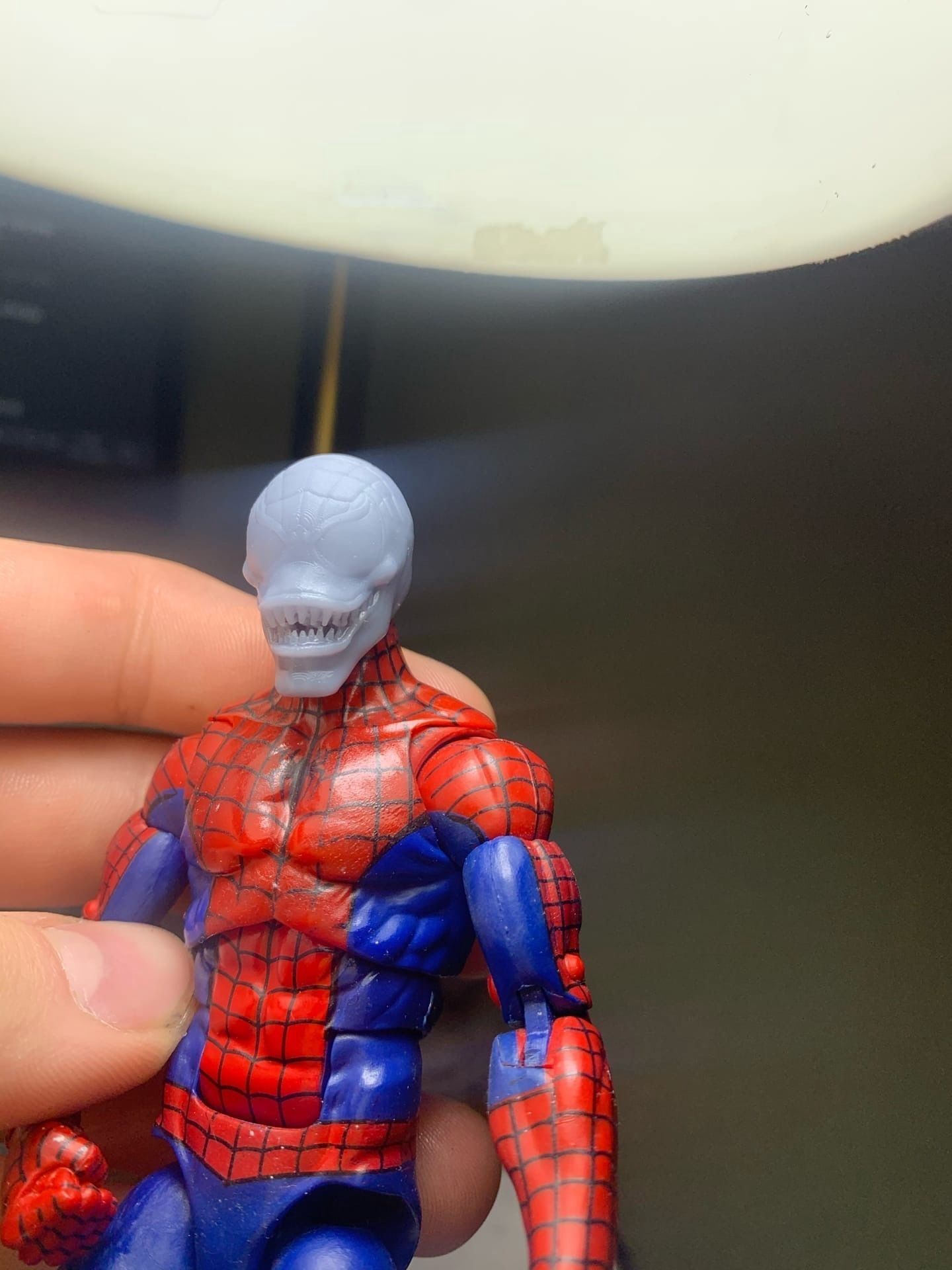 Spider-Carnage Animated headsculpt for ML figure 3D print model_3