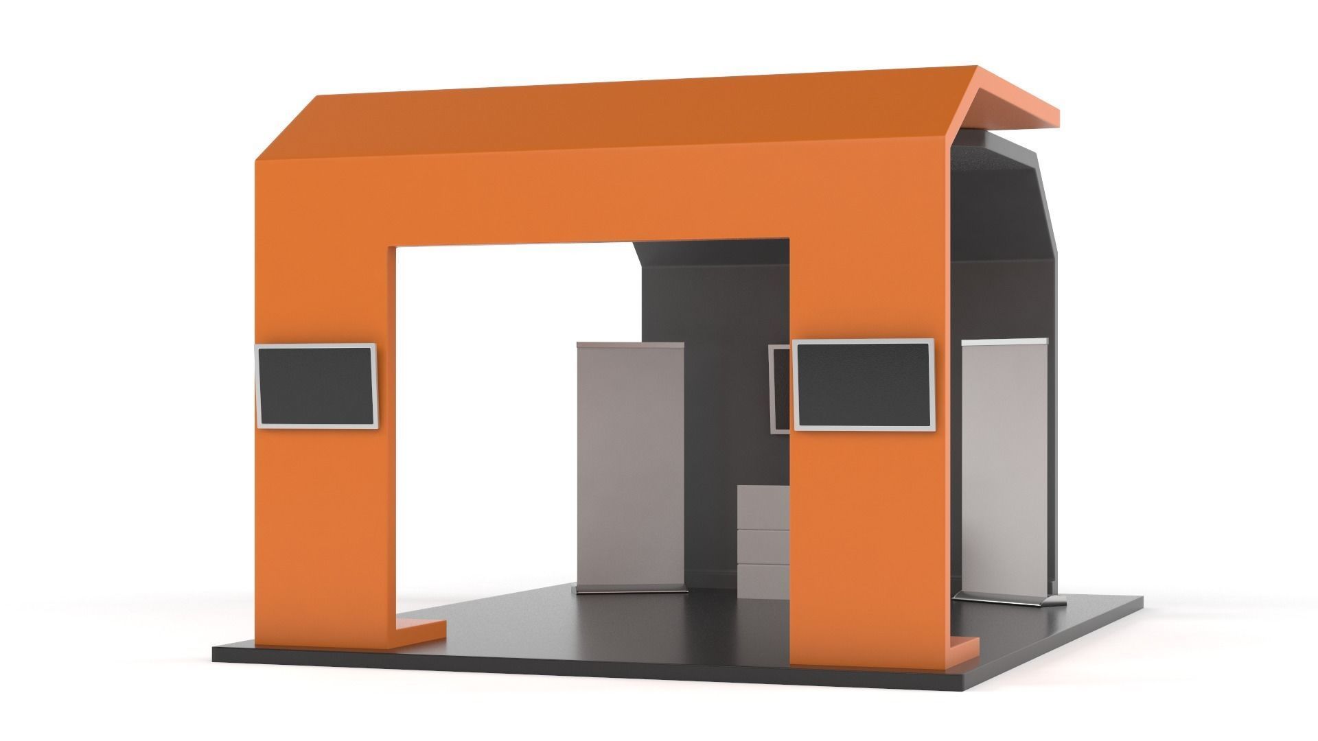 Exhibition Stand Design 3D model_2
