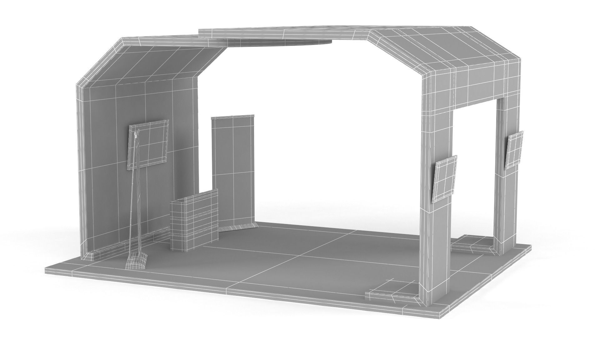 Exhibition Stand Design 3D model_13