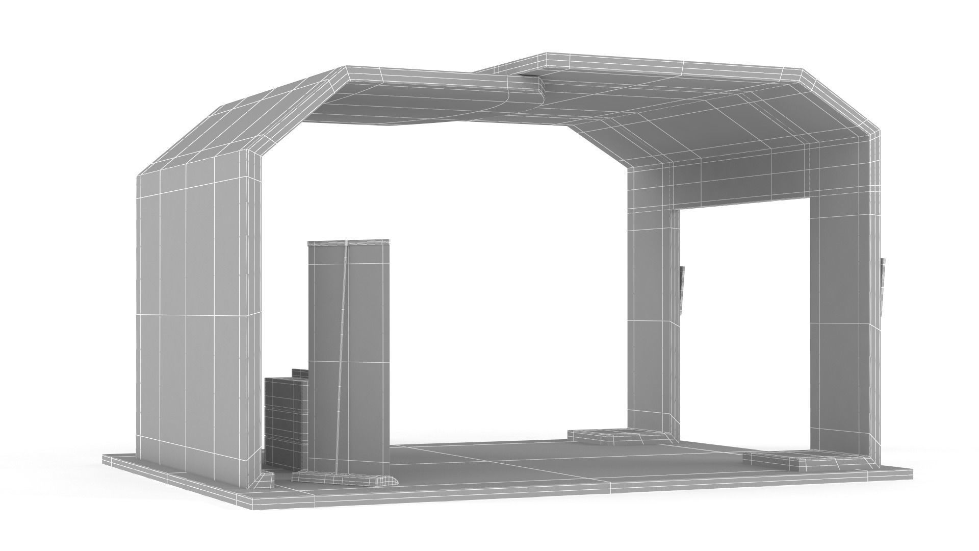 Exhibition Stand Design 3D model_12